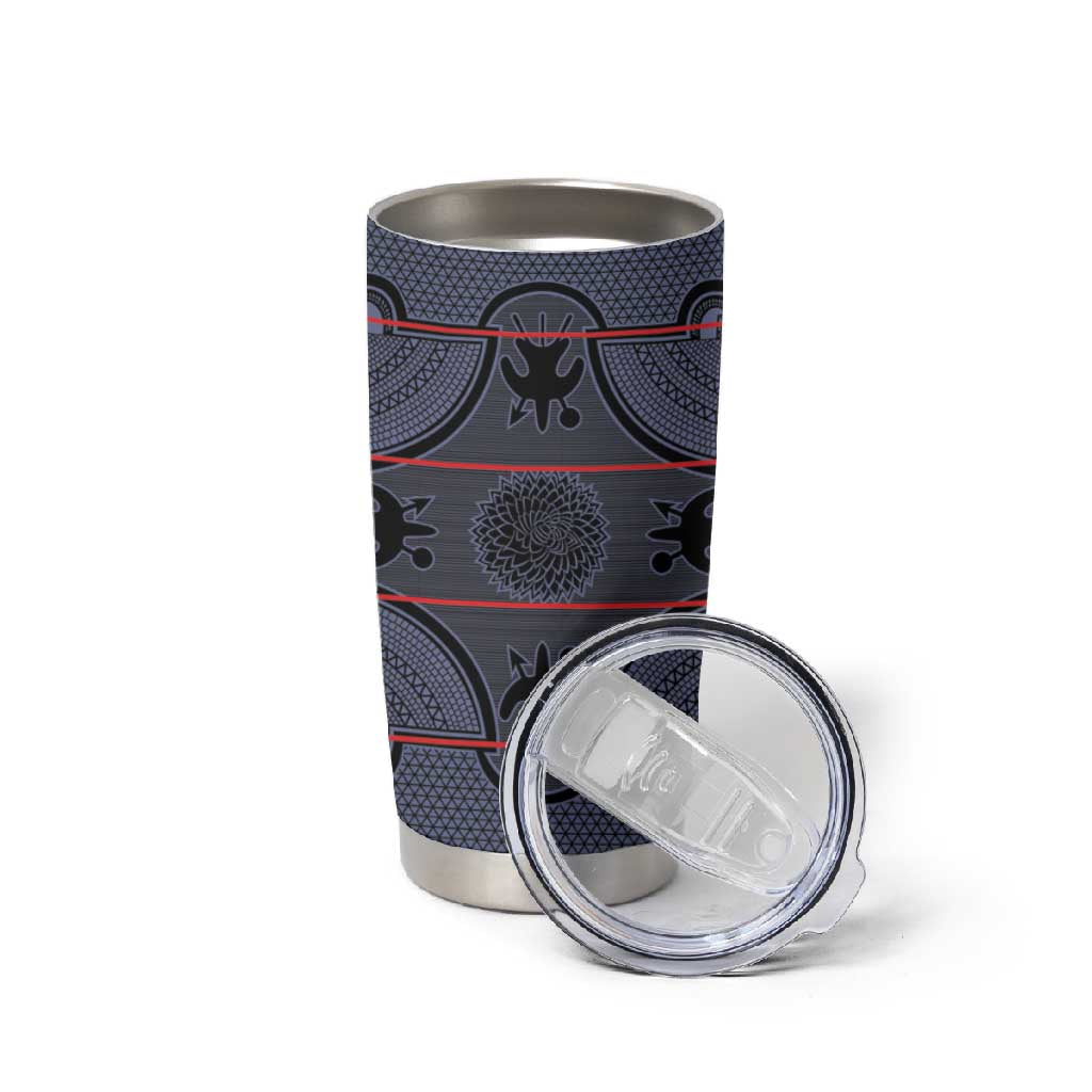 Basotho Blanket Tumbler Cup Lesotho Seanamarena Heritage - Serenity LT15