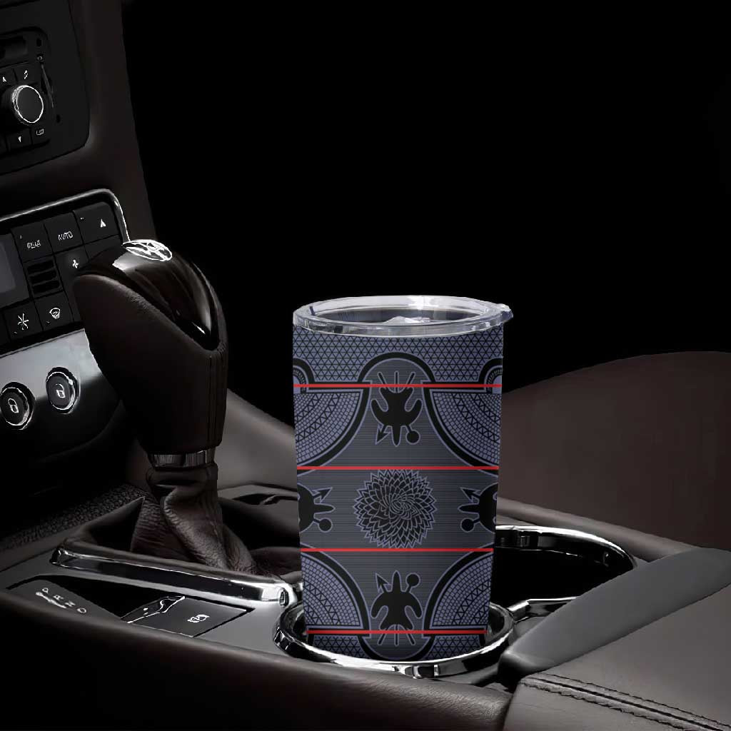 Basotho Blanket Tumbler Cup Lesotho Seanamarena Heritage - Serenity LT15