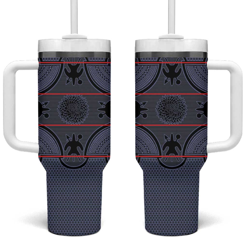 Basotho Blanket Tumbler With Handle Lesotho Seanamarena Heritage - Serenity LT15