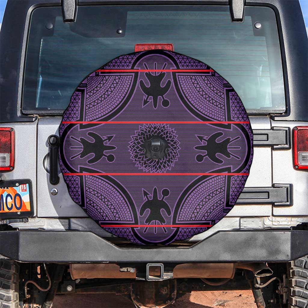 Lesotho Seanamarena Spare Tire Cover Basotho Traditional Blanket Style - Violet LT15