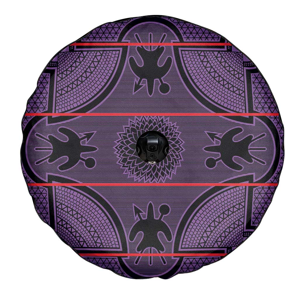 Lesotho Seanamarena Spare Tire Cover Basotho Traditional Blanket Style - Violet LT15