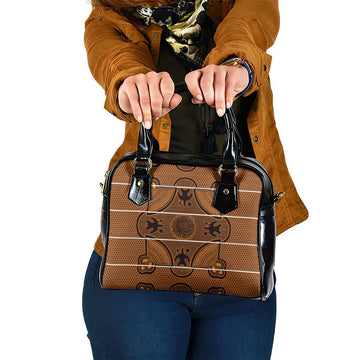 Lesotho Seanamarena Shoulder Handbag Basotho Traditional Blanket Style - Orange LT15