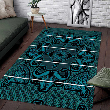 Basotho Blanket Area Rug Lesotho Motlatsi Seanamarena Heritage - Lesotho Breeze LT15