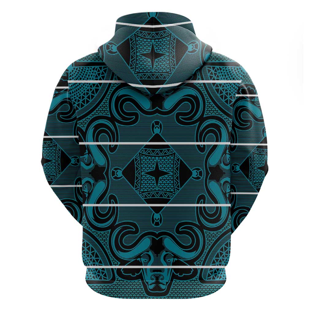 Lesotho Seanamarena - Motlatsi Hoodie Basotho Traditional Blanket Style - Lesotho Breeze LT15