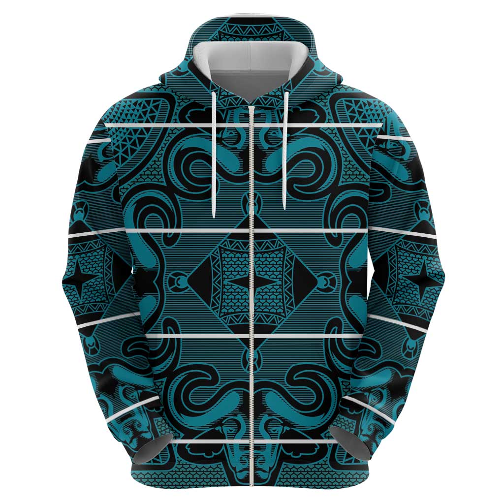 Lesotho Seanamarena - Motlatsi Hoodie Basotho Traditional Blanket Style - Lesotho Breeze LT15