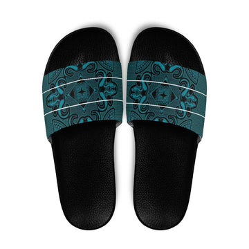 Lesotho Seanamarena - Motlatsi Slide Sandals Basotho Traditional Blanket Style - Lesotho Breeze LT15