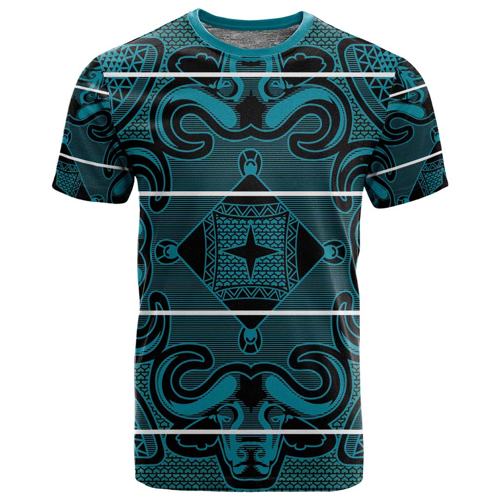 Basotho Blanket T shirt Lesotho Motlatsi Seanamarena Heritage - Lesotho Breeze LT15