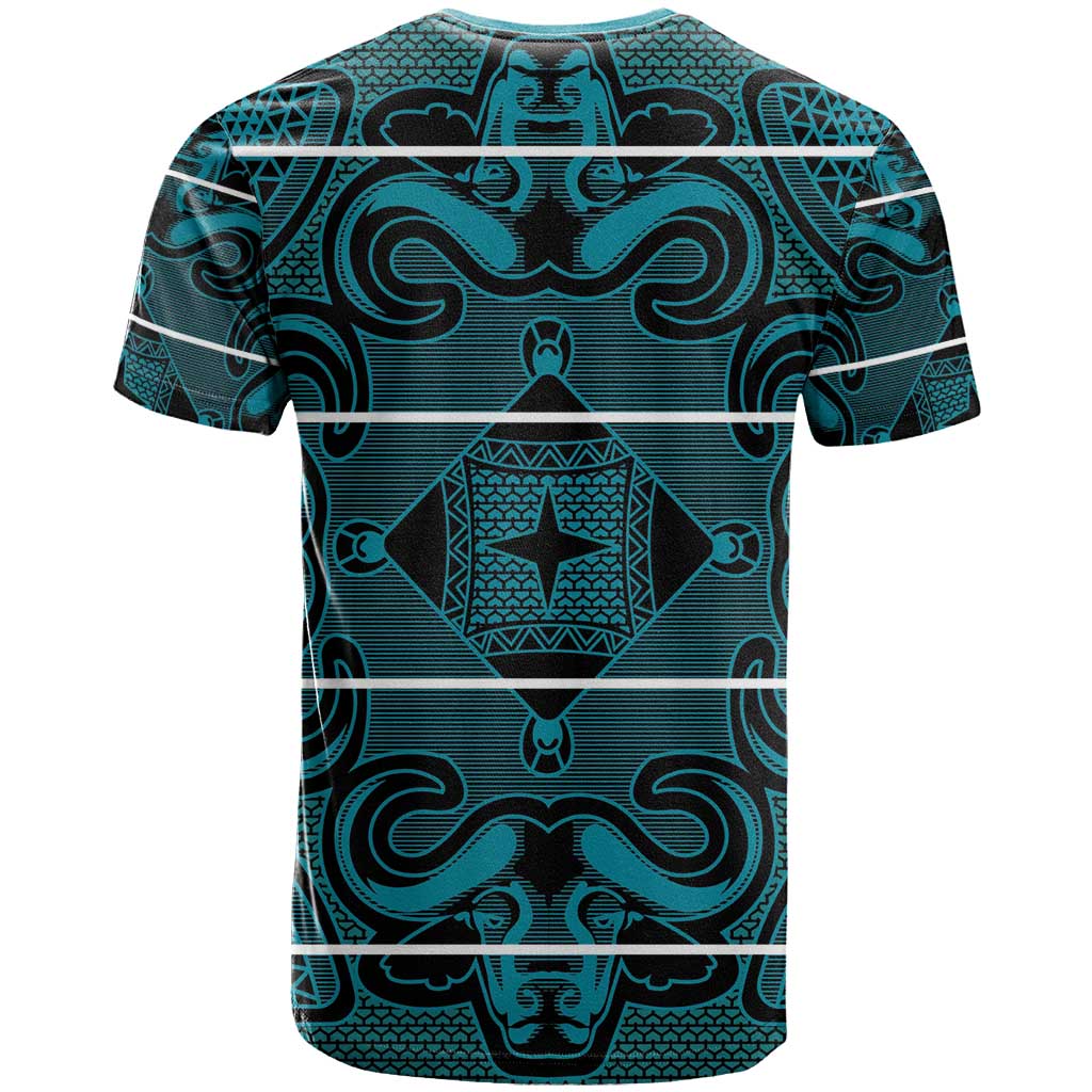 Basotho Blanket T shirt Lesotho Motlatsi Seanamarena Heritage - Lesotho Breeze LT15