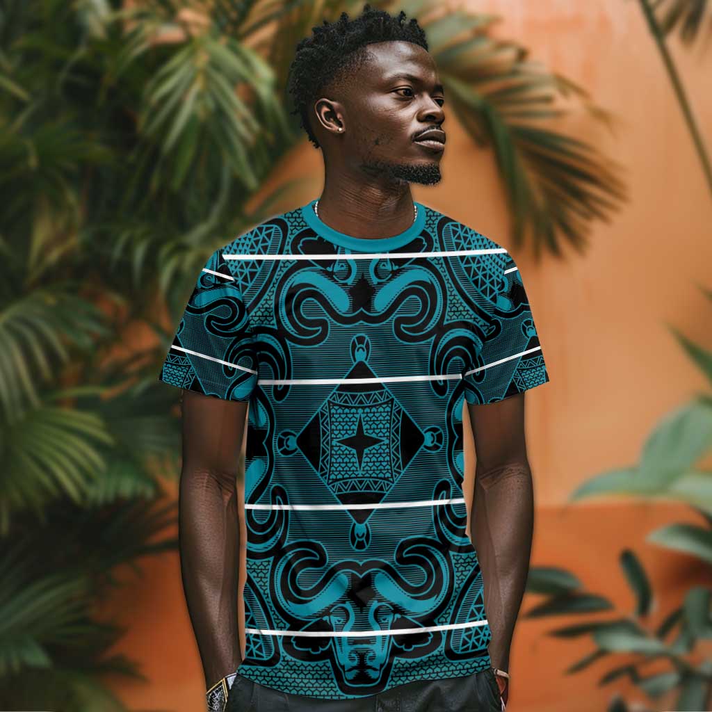 Basotho Blanket T shirt Lesotho Motlatsi Seanamarena Heritage - Lesotho Breeze LT15