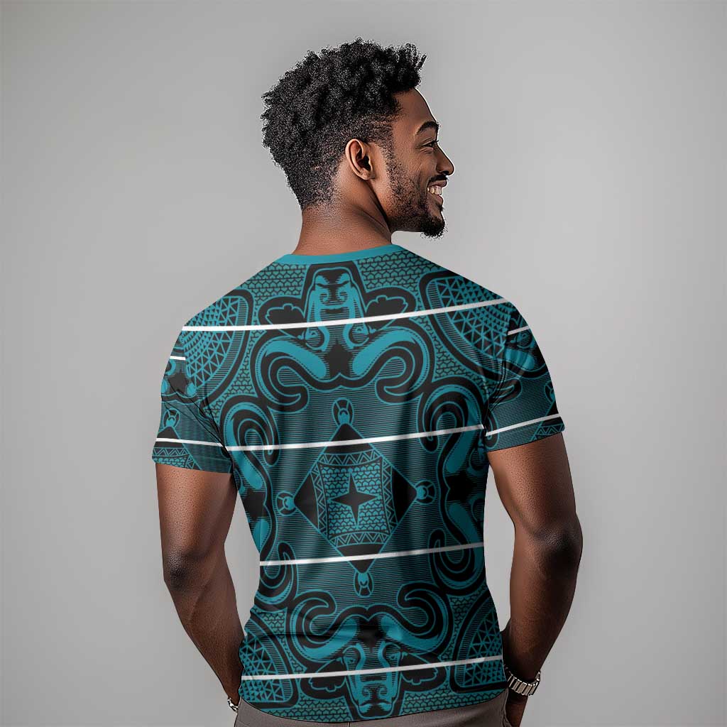 Basotho Blanket T shirt Lesotho Motlatsi Seanamarena Heritage - Lesotho Breeze LT15
