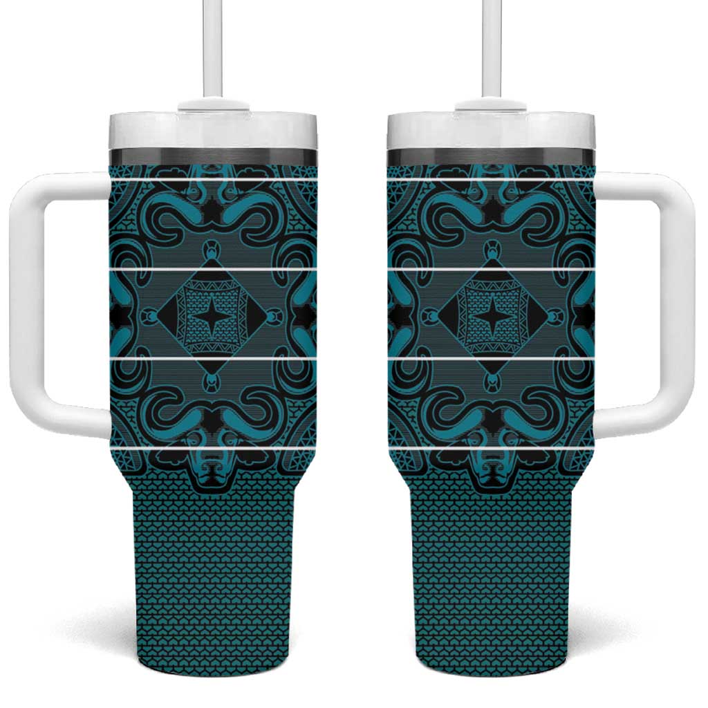 Basotho Blanket Tumbler With Handle Lesotho Motlatsi Seanamarena Heritage - Lesotho Breeze LT15