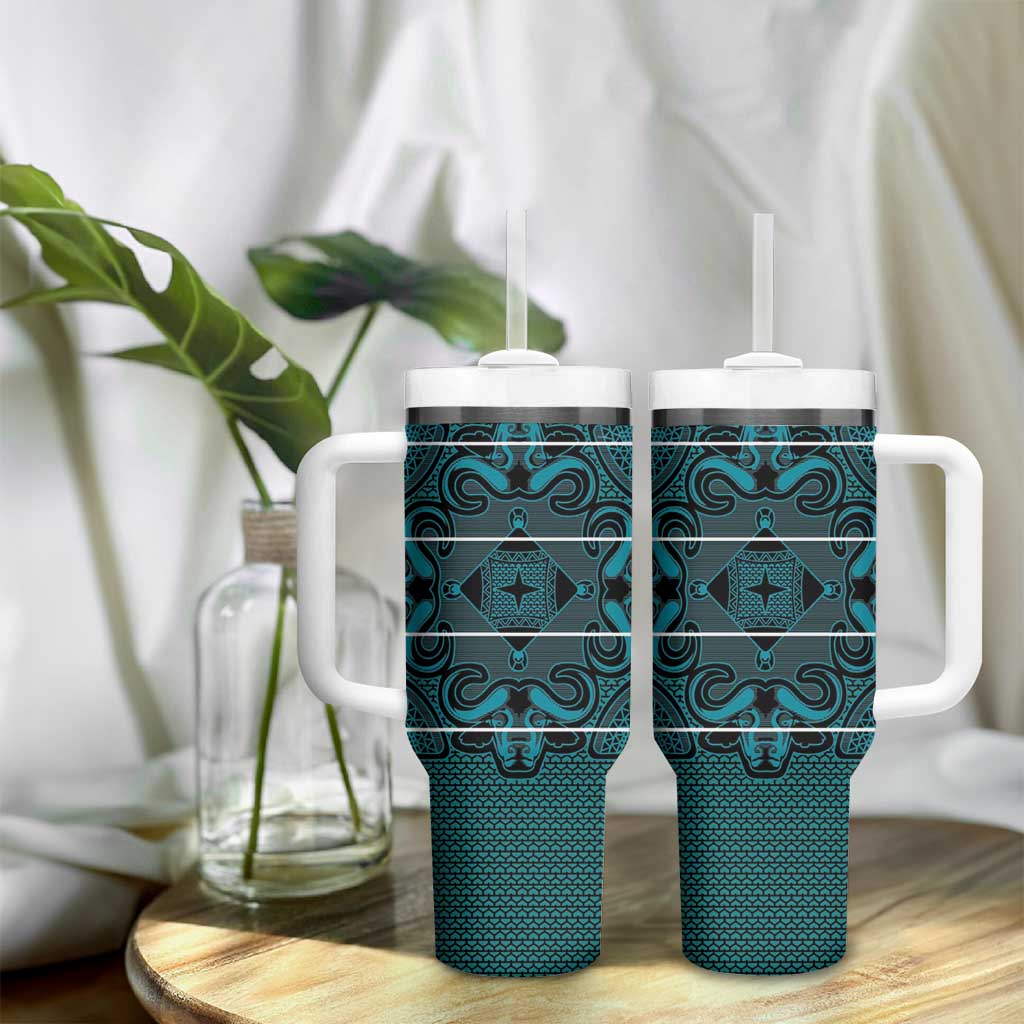 Basotho Blanket Tumbler With Handle Lesotho Motlatsi Seanamarena Heritage - Lesotho Breeze LT15