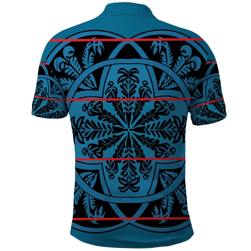 Lesotho Seanamarena - Kharetsa Polo Shirt Basotho Traditional Blanket Style LT15