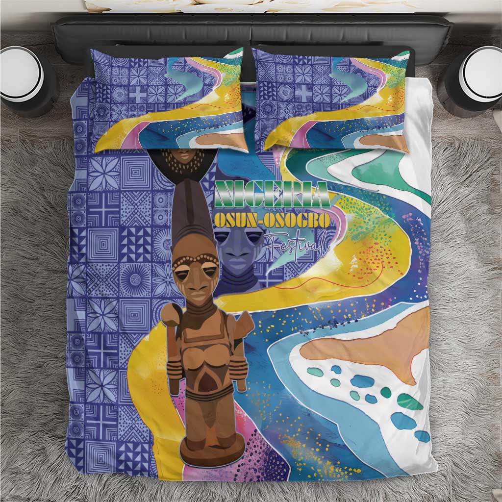 Nigeria Osun-Osogbo Festival Bedding Set Oshun God - Yoruba Pattern LT15