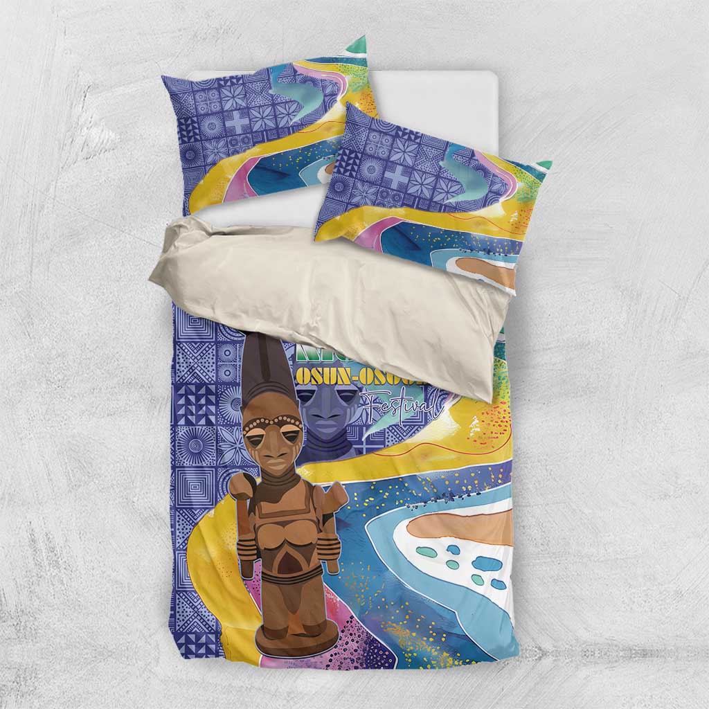 Nigeria Osun-Osogbo Festival Bedding Set Oshun God - Yoruba Pattern LT15