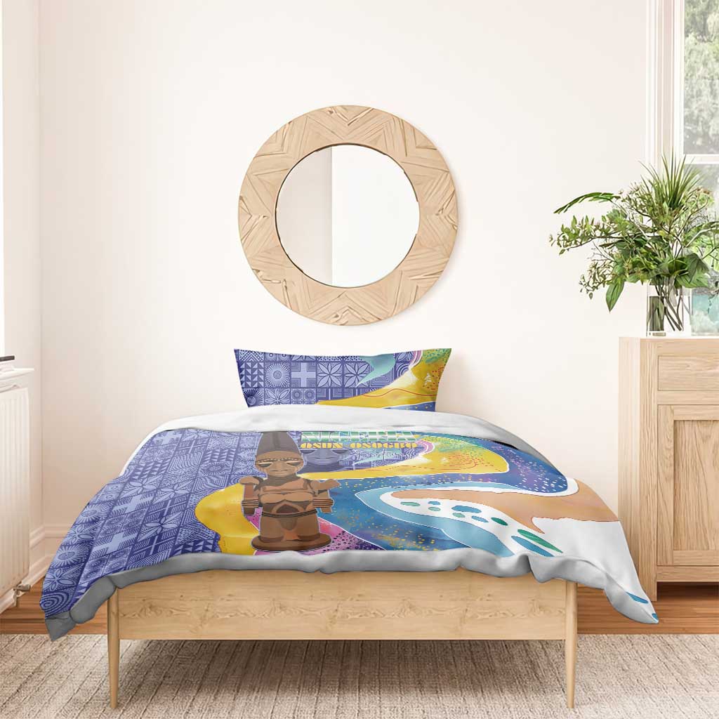 Nigeria Osun-Osogbo Festival Bedding Set Oshun God - Yoruba Pattern LT15