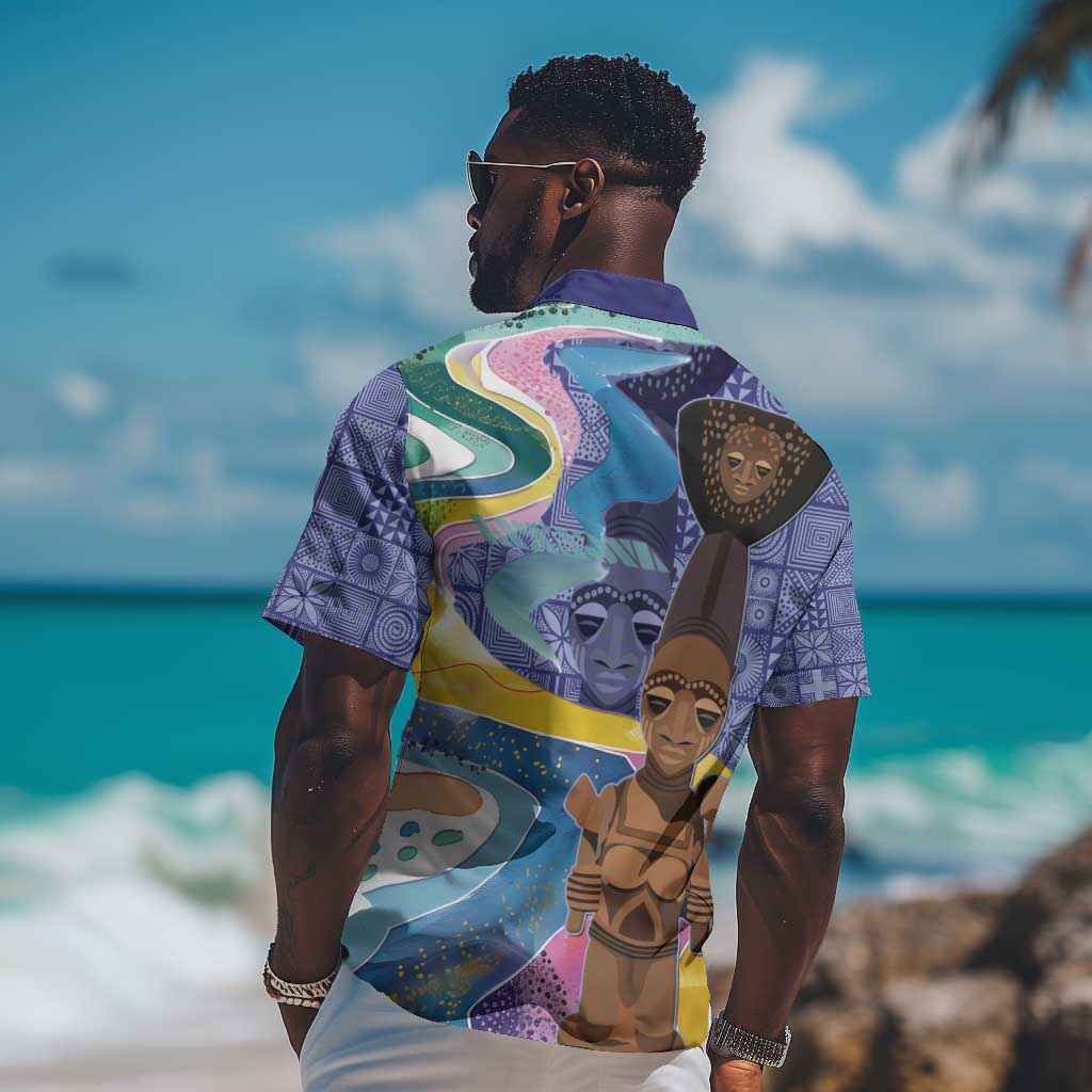 Nigeria Osun-Osogbo Festival Hawaiian Shirt Oshun God - Yoruba Pattern LT15