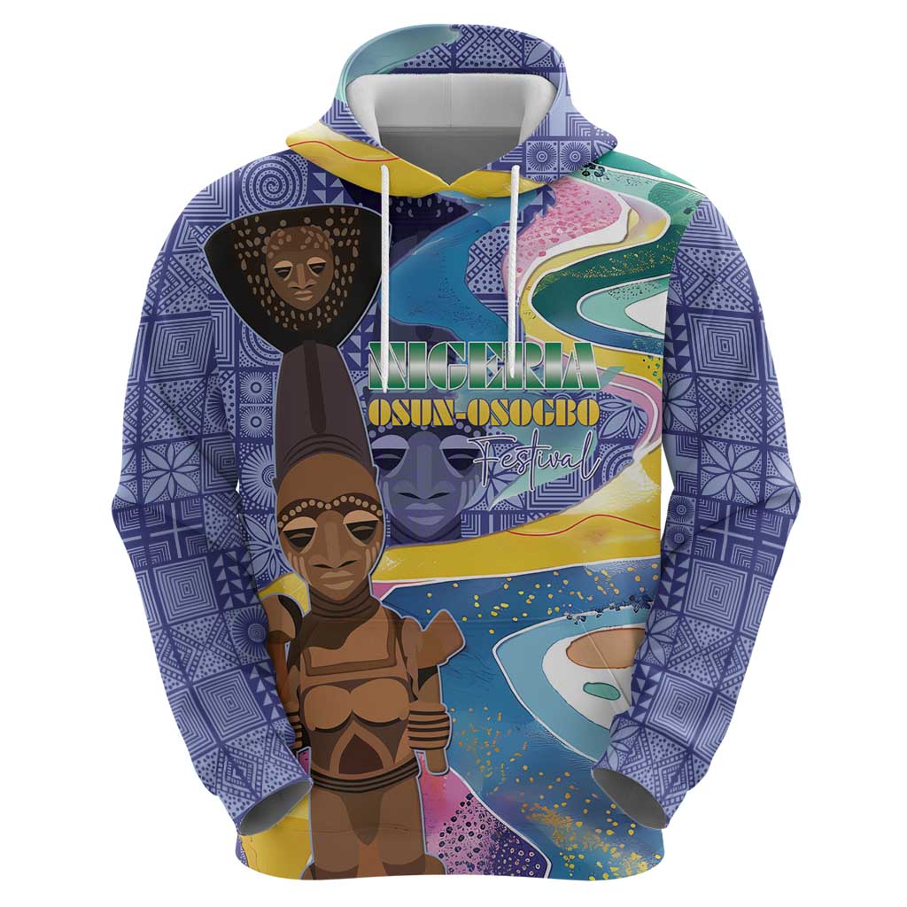 Nigeria Osun-Osogbo Festival Hoodie Oshun God - Yoruba Pattern LT15