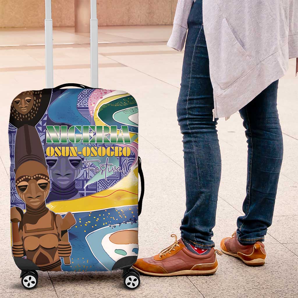 Nigeria Osun-Osogbo Festival Luggage Cover Oshun God - Yoruba Pattern LT15