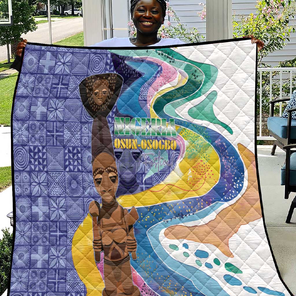 Nigeria Osun-Osogbo Festival Quilt Oshun God - Yoruba Pattern LT15