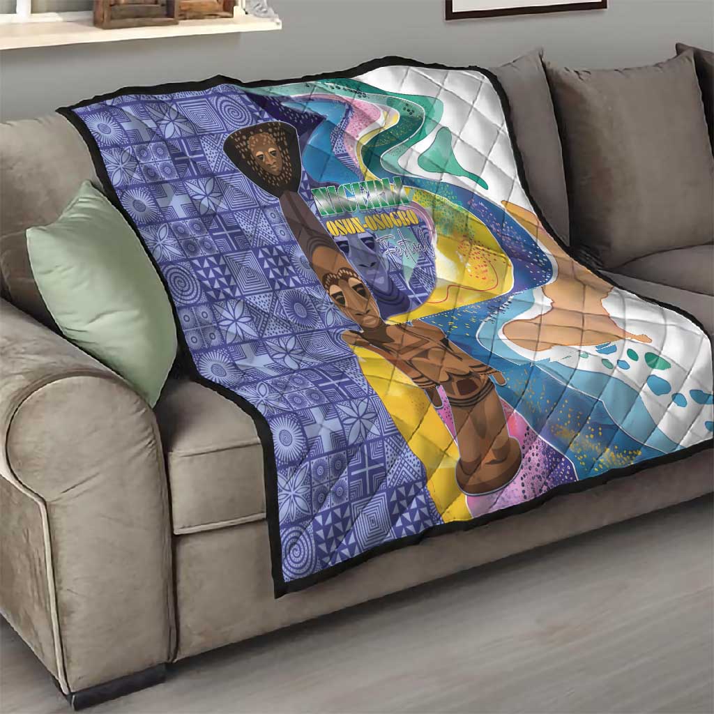 Nigeria Osun-Osogbo Festival Quilt Oshun God - Yoruba Pattern LT15
