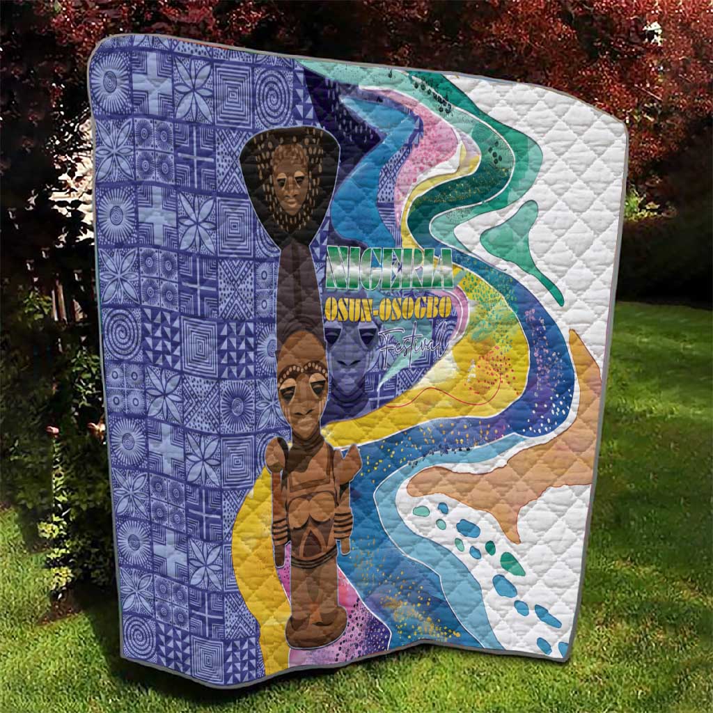 Nigeria Osun-Osogbo Festival Quilt Oshun God - Yoruba Pattern LT15