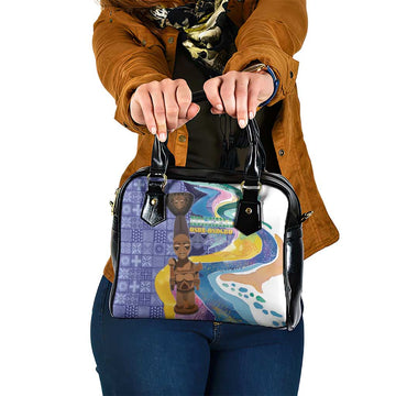 Nigeria Osun-Osogbo Festival Shoulder Handbag Oshun God - Yoruba Pattern LT15