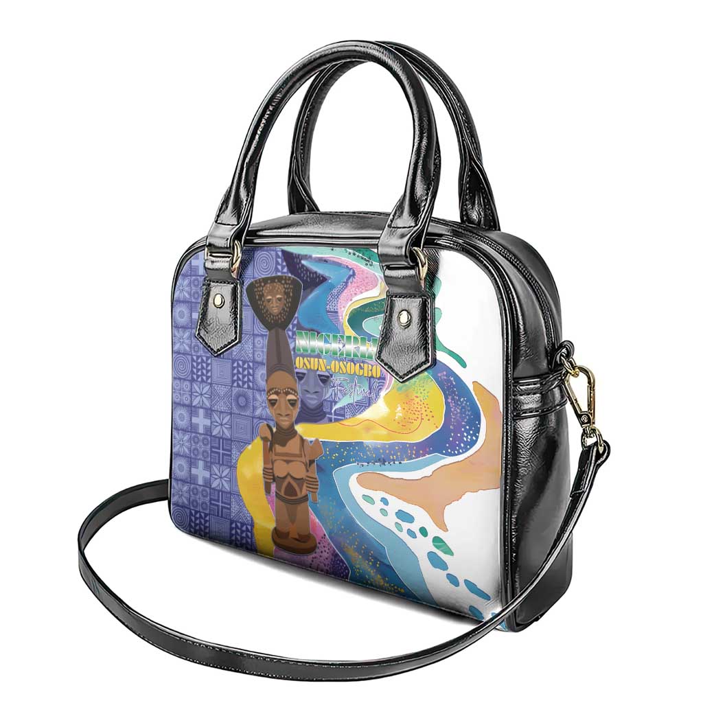 Nigeria Osun-Osogbo Festival Shoulder Handbag Oshun God - Yoruba Pattern LT15