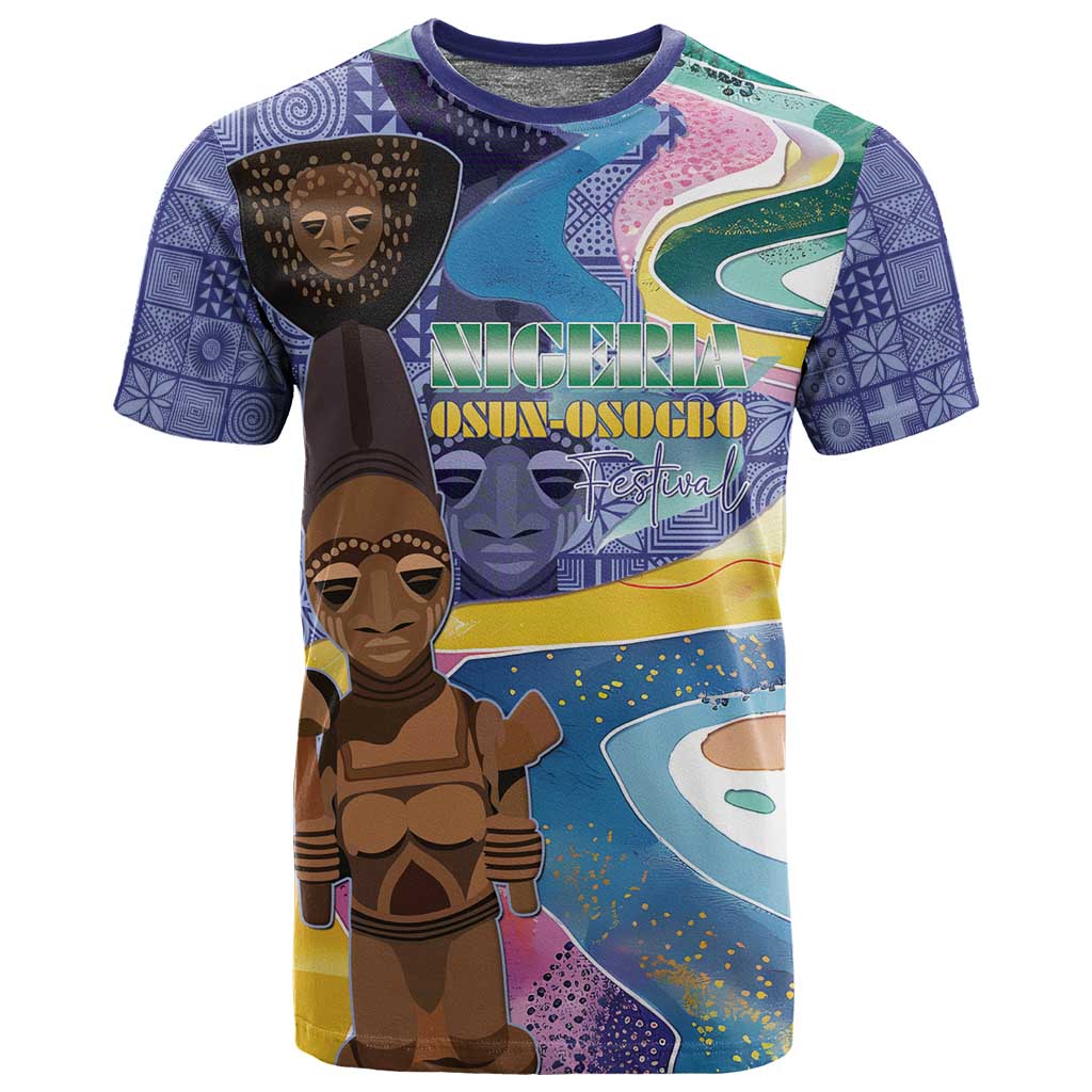 Nigeria Osun-Osogbo Festival T shirt Oshun God - Yoruba Pattern LT15