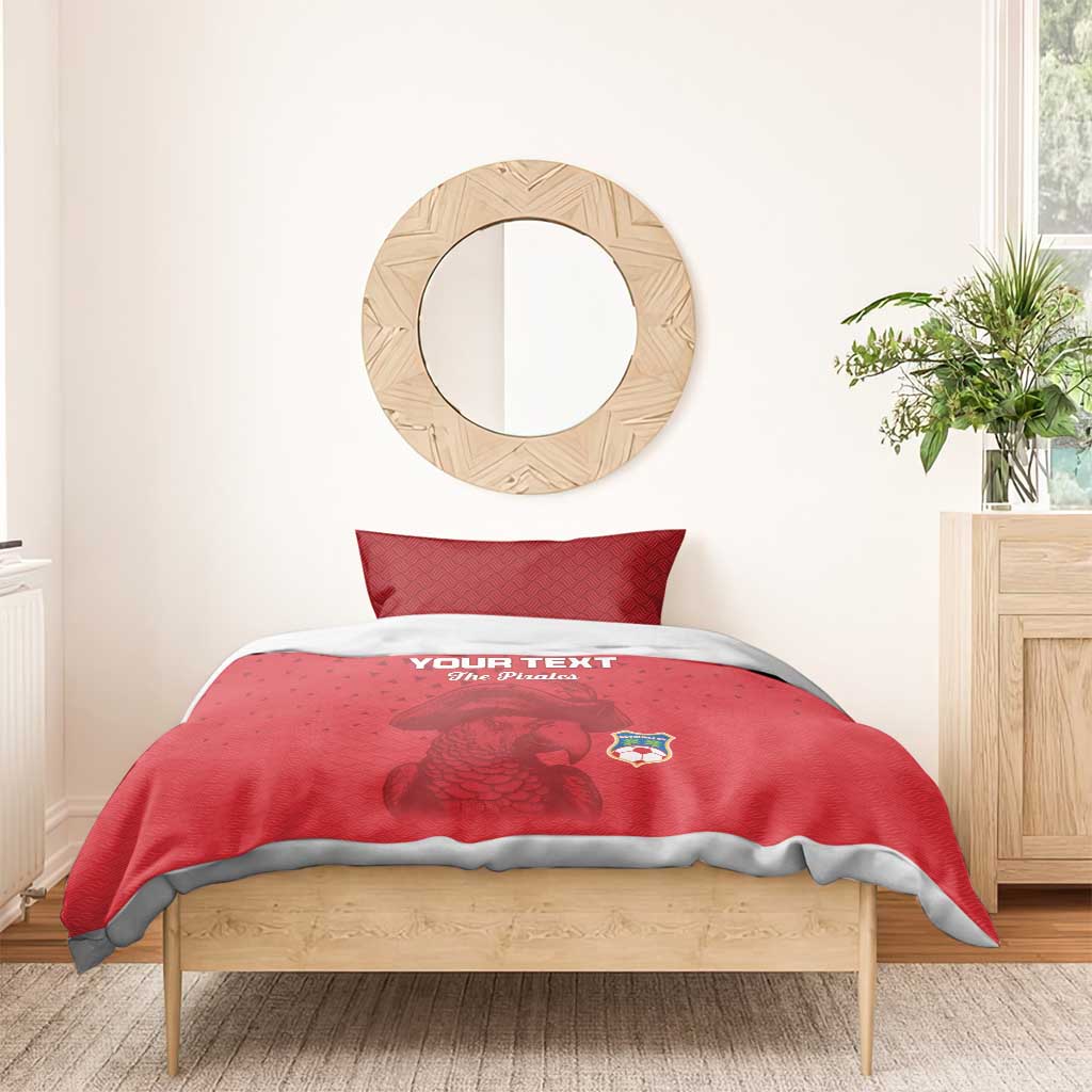 Custom Afro Seychelles Football Bedding Set Pirate Parrot LT15