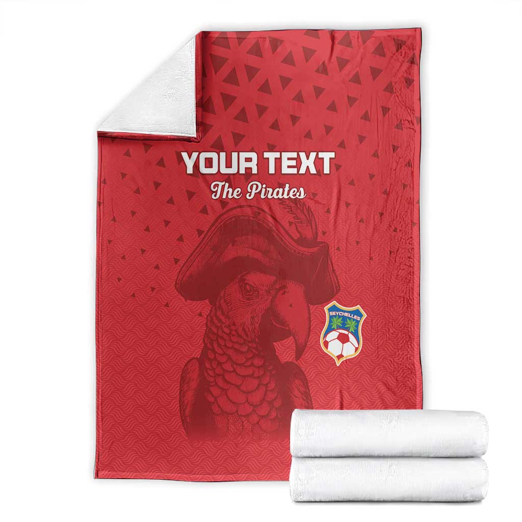 Custom Afro Seychelles Football Blanket Pirate Parrot LT15