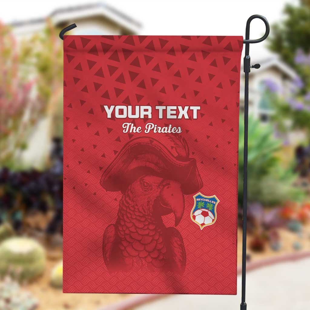 Custom Afro Seychelles Football Garden Flag Pirate Parrot LT15
