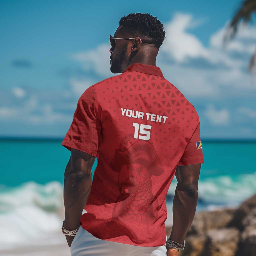 Custom Afro Seychelles Football Hawaiian Shirt Pirate Parrot LT15
