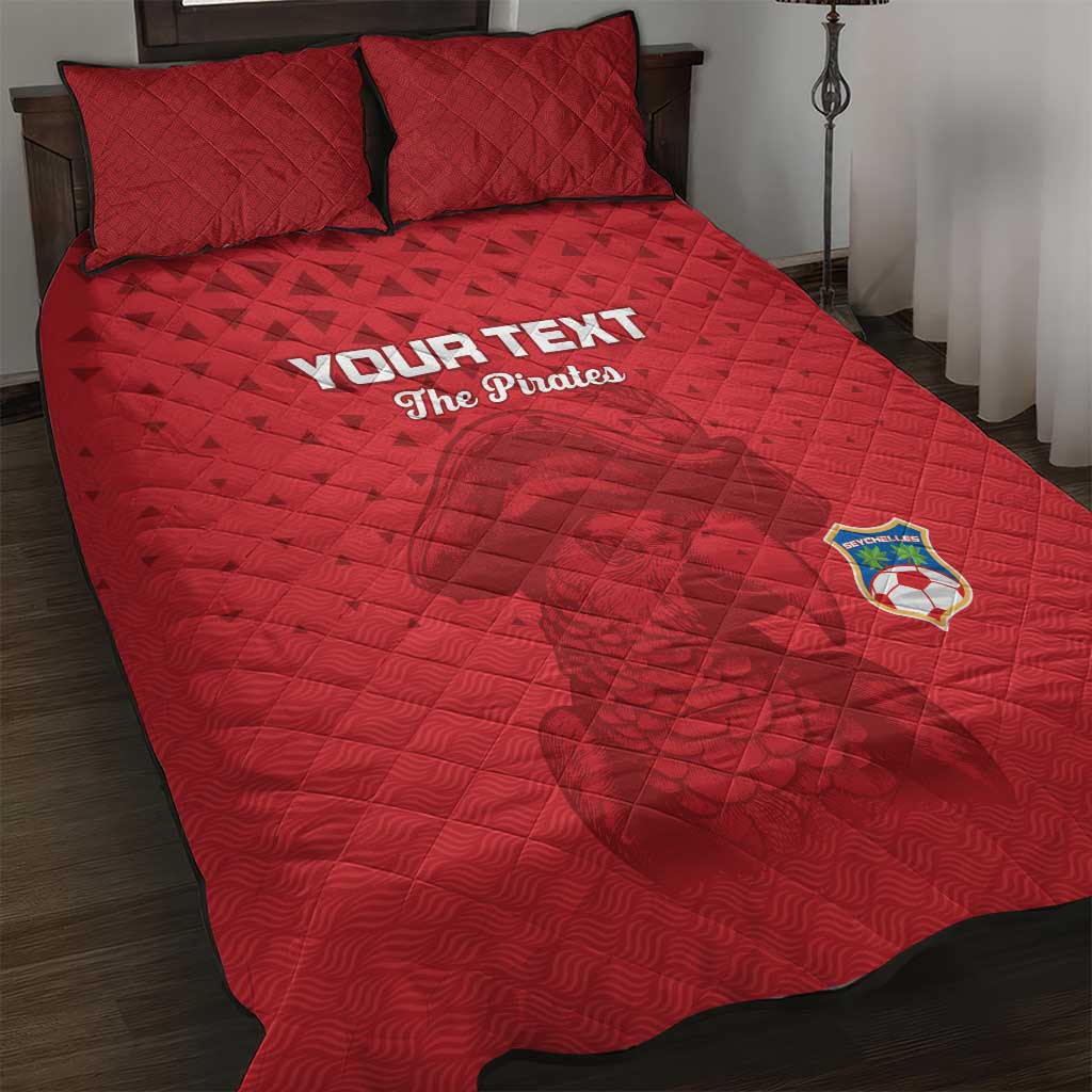 Custom Afro Seychelles Football Quilt Bed Set Pirate Parrot LT15