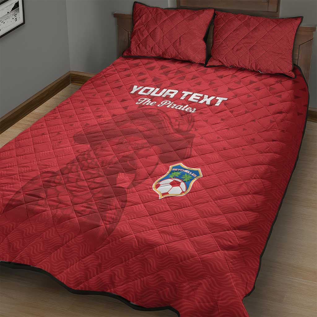 Custom Afro Seychelles Football Quilt Bed Set Pirate Parrot LT15