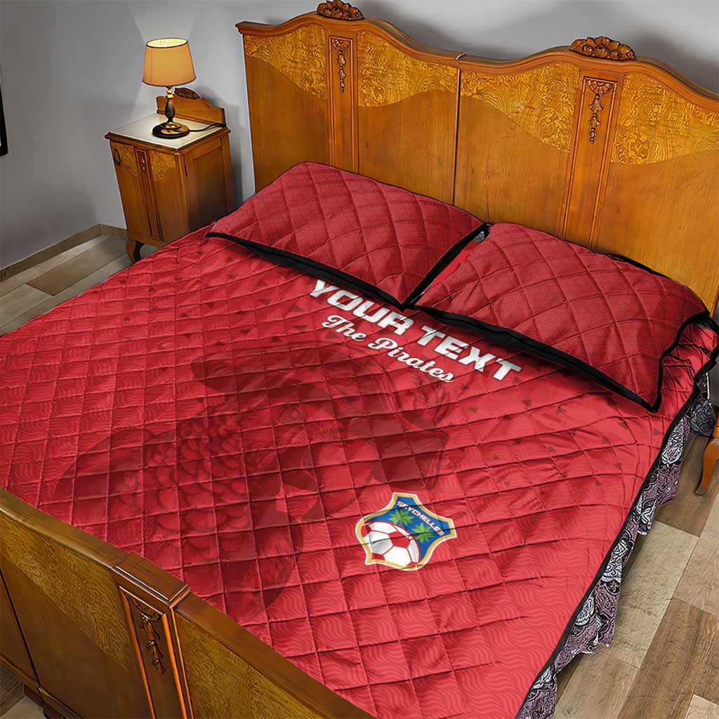 Custom Afro Seychelles Football Quilt Bed Set Pirate Parrot LT15