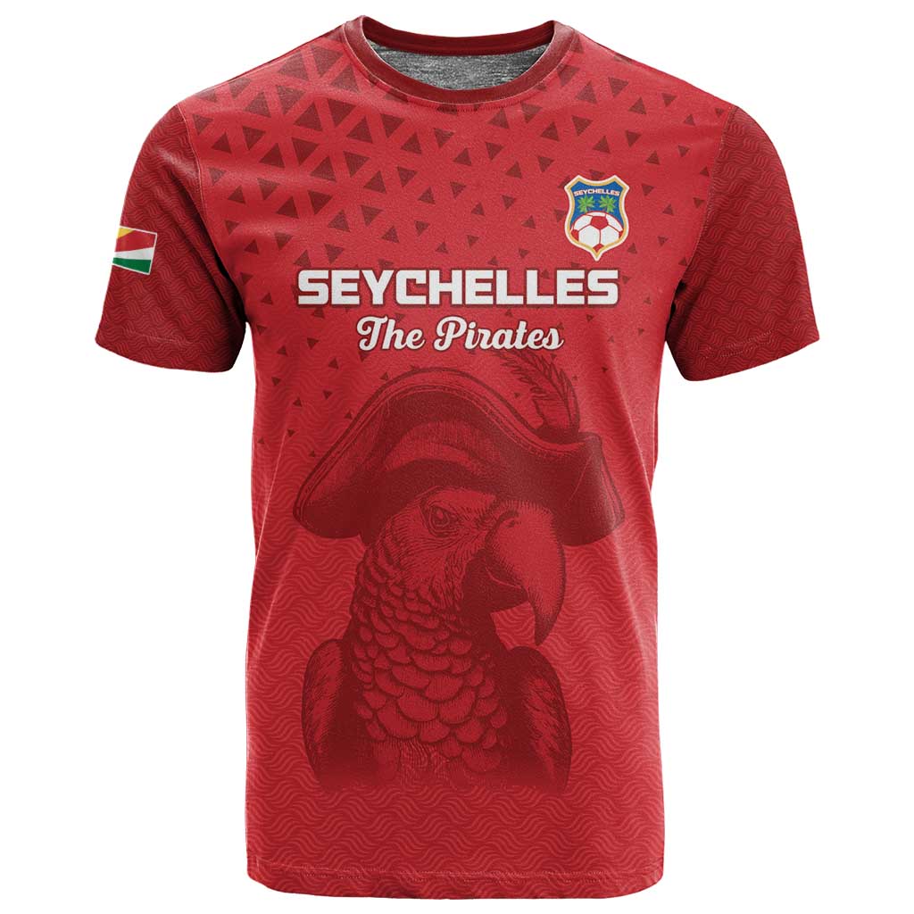Custom Afro Seychelles Football T shirt Pirate Parrot LT15