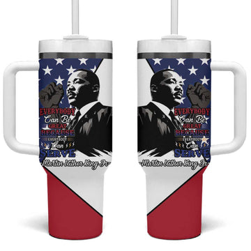 Black Americans Happy MLK Day Tumbler With Handle Everybody Can Be Great Because Everybody Can Serve LT15