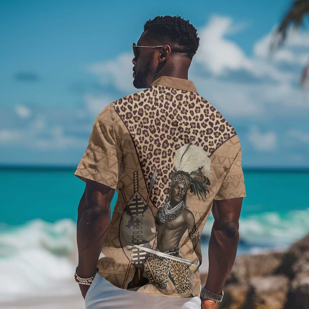South Africa Zulu People Hawaiian Shirt Zulu Warrior - African Pattern LT15
