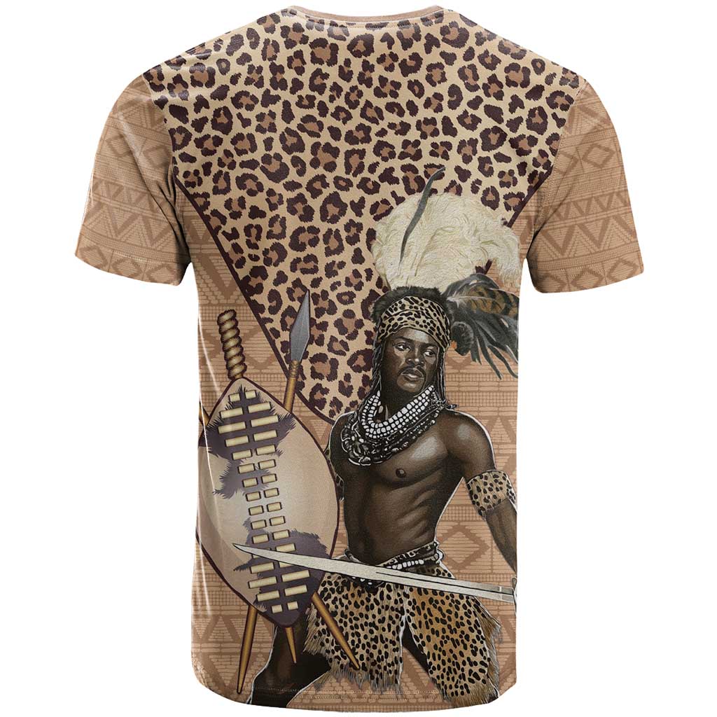 South Africa Zulu People T shirt Zulu Warrior - African Pattern LT15