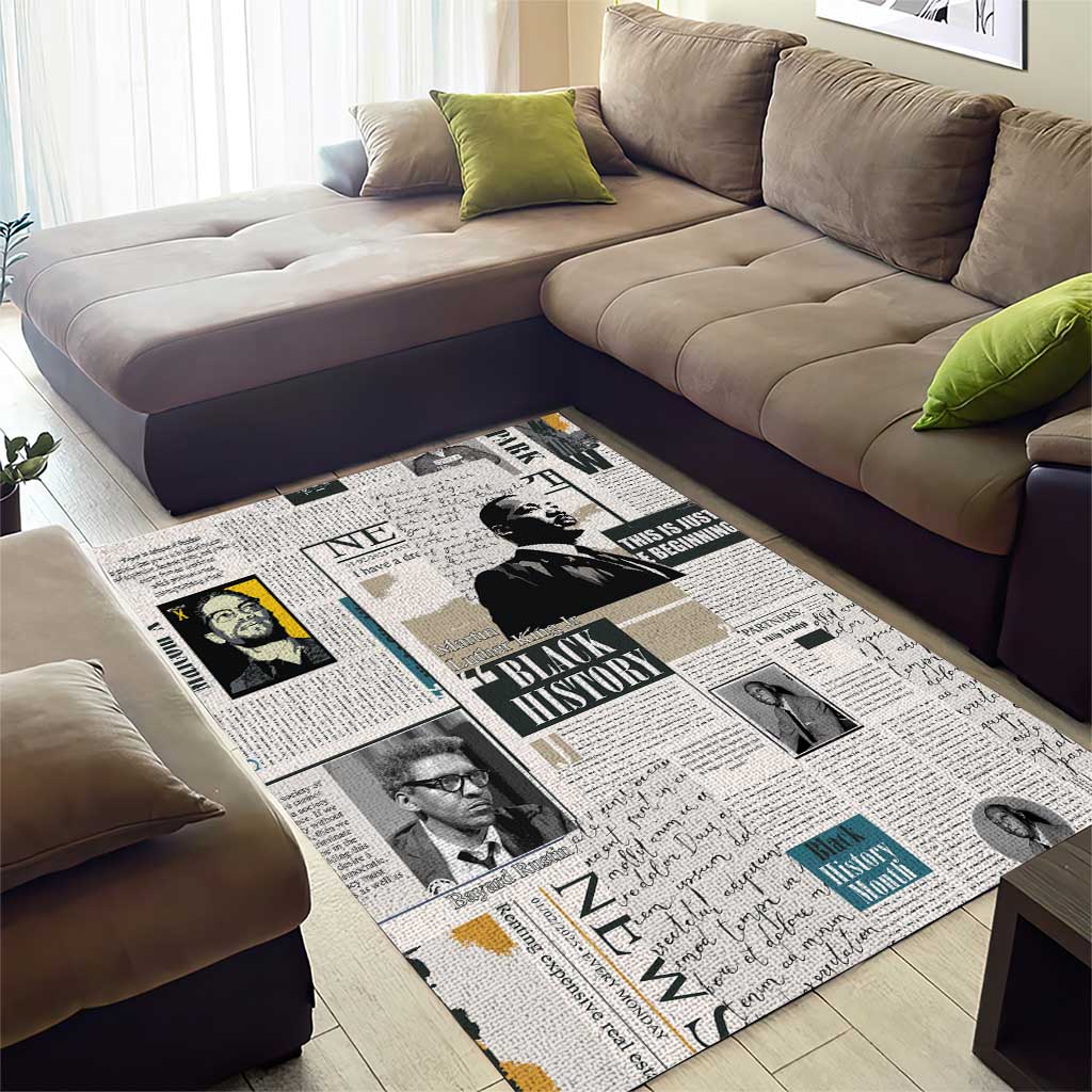Civil Rights Leaders Area Rug African-American History Month LT15