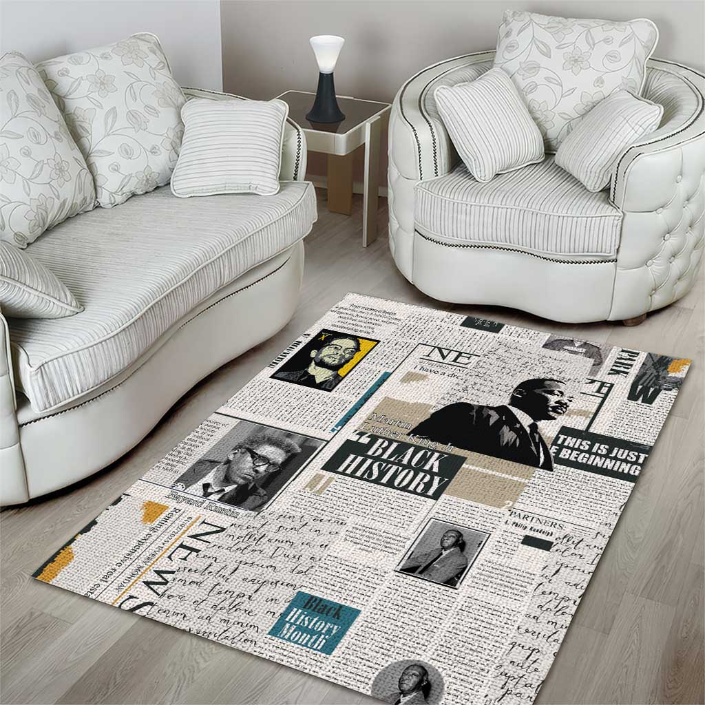Civil Rights Leaders Area Rug African-American History Month LT15