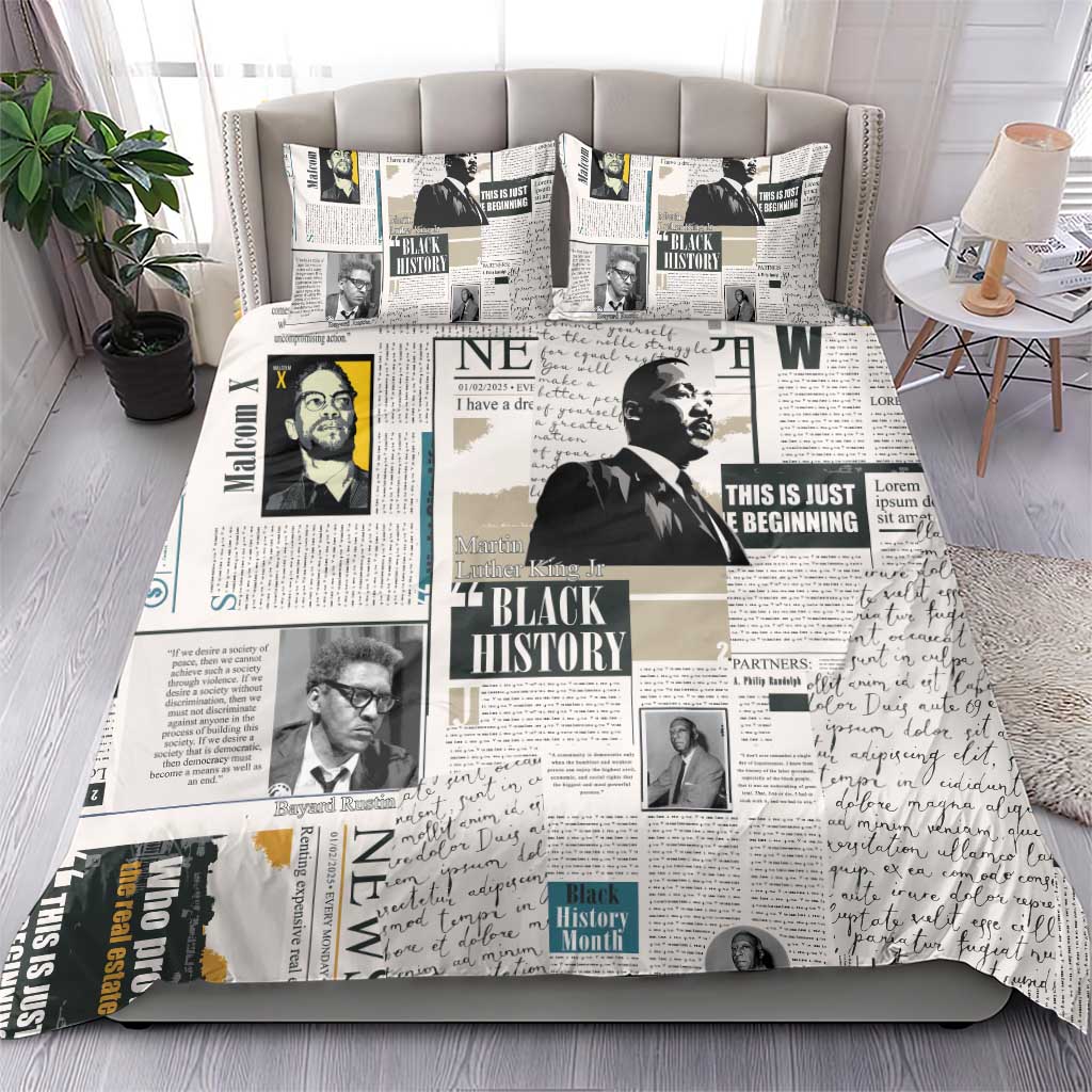 Civil Rights Leaders Bedding Set African-American History Month LT15