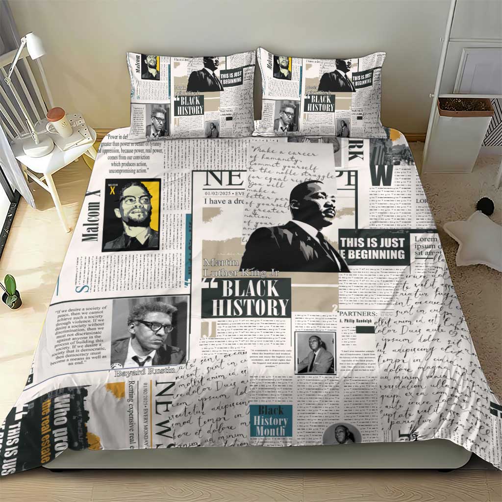 Civil Rights Leaders Bedding Set African-American History Month LT15