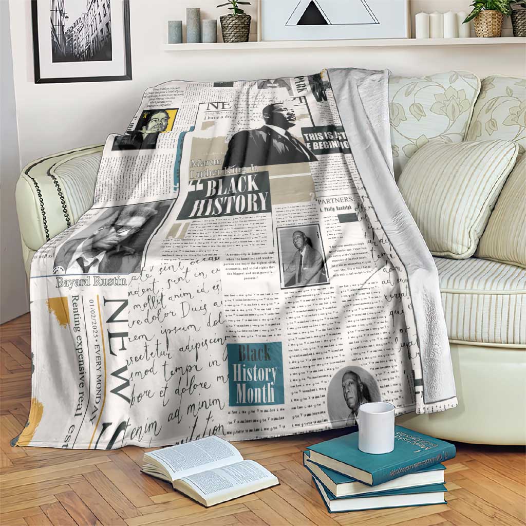 Civil Rights Leaders Blanket African-American History Month LT15