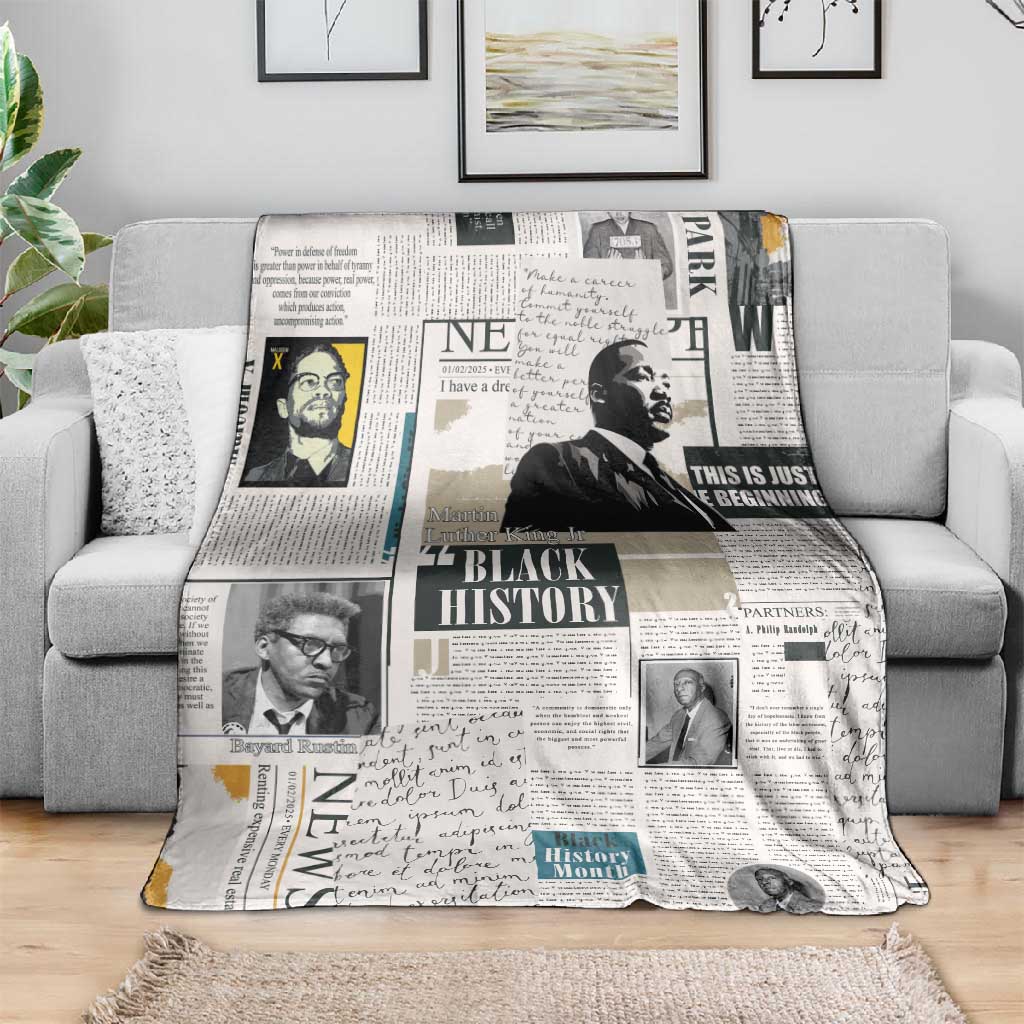 Civil Rights Leaders Blanket African-American History Month LT15