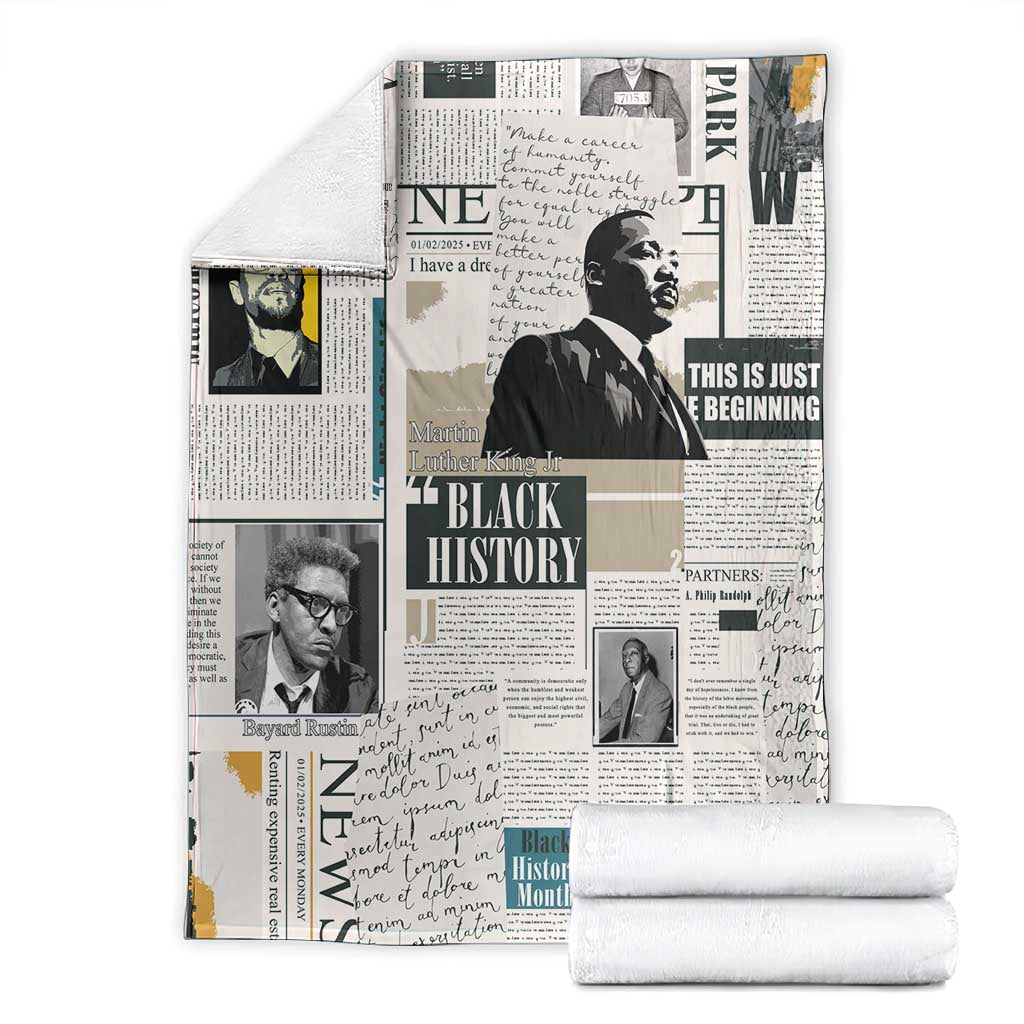 Civil Rights Leaders Blanket African-American History Month LT15