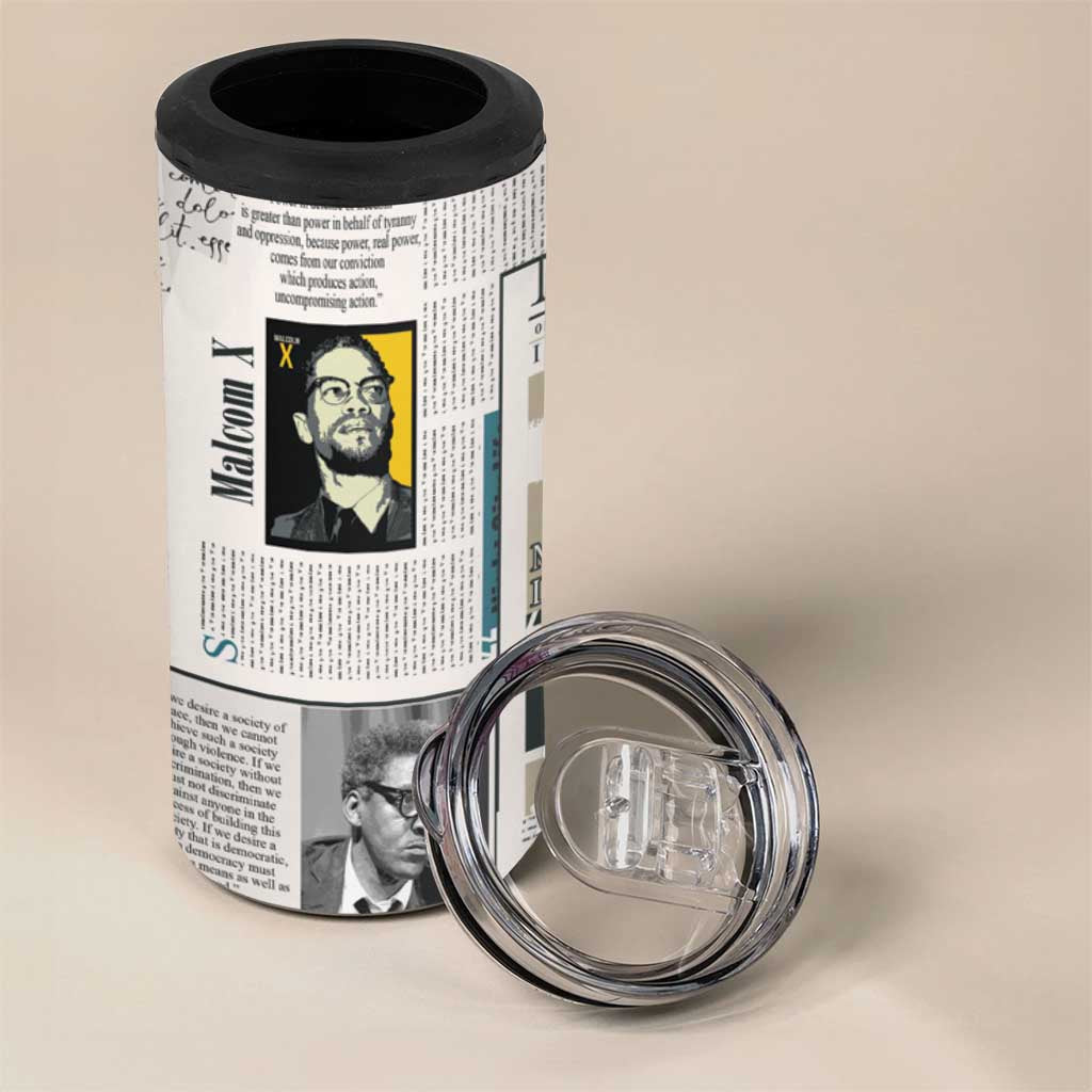 Civil Rights Leaders 4 in 1 Can Cooler Tumbler African-American History Month LT15