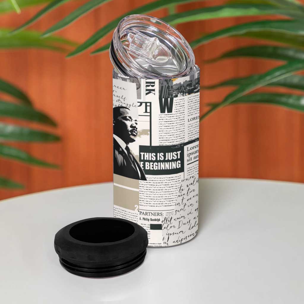 Civil Rights Leaders 4 in 1 Can Cooler Tumbler African-American History Month LT15