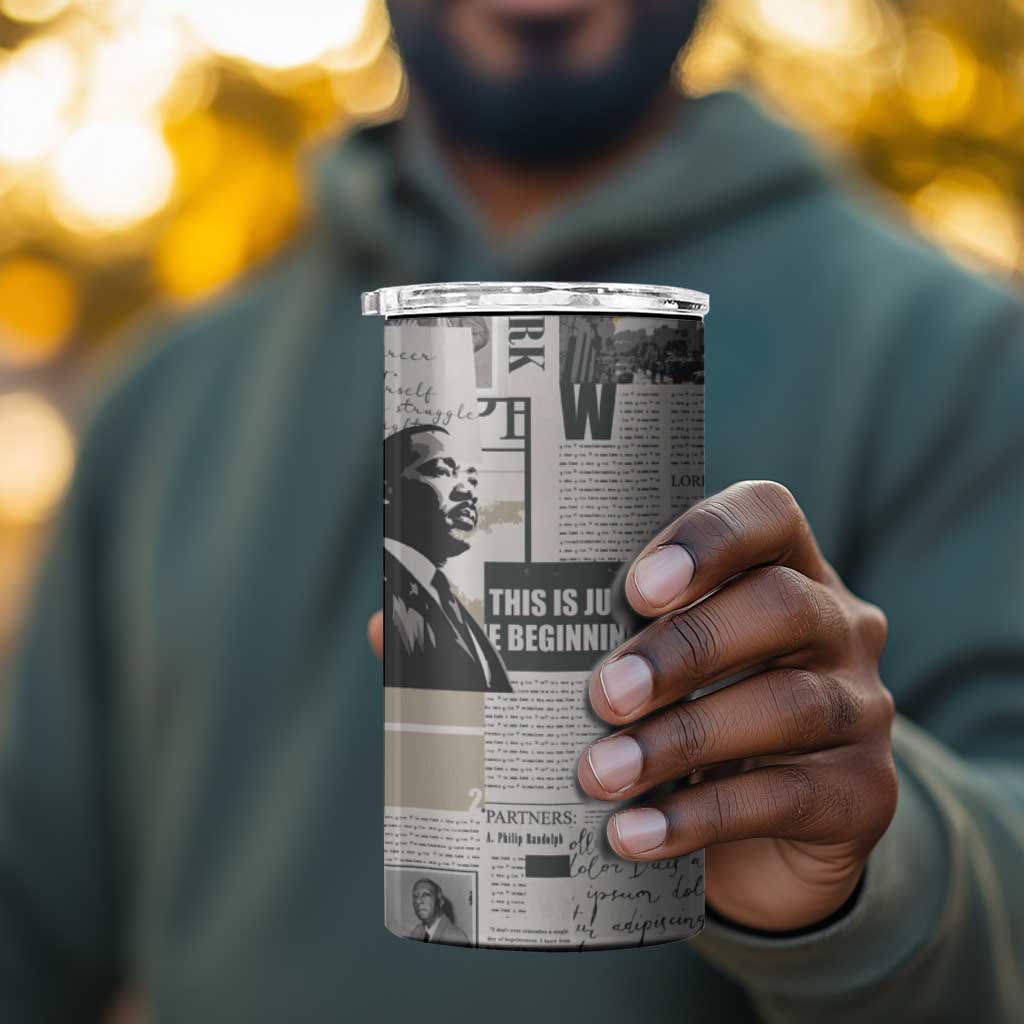 Civil Rights Leaders 4 in 1 Can Cooler Tumbler African-American History Month LT15